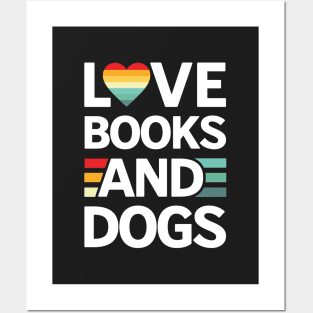 Books And Dogs Posters and Art